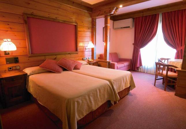 Espaciosas habitaciones en Hotel Grévol Spa. La mayor comodidad con nuestro Spa y Masaje en Girona